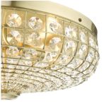 Asmara 5lt Flush Antique Brass Crystal - Image 3