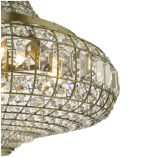 Asmara 6lt Pendant Antique Brass Crystal - Image 2