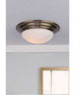 Barclay Flush Large Antique Brass IP44 - Image 3