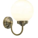 Barclay Single Wall Bracket Antique Brass IP44