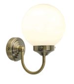 Barclay Single Wall Bracket Antique Brass IP44