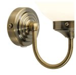 Barclay Single Wall Bracket Antique Brass IP44 - Image 3