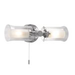 Elba Double Wall Bracket Polished Chrome IP44
