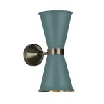 Hyde Double Wall Light Antique Brass