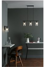 Miu Wall Light Matt Black Glass - Image 2