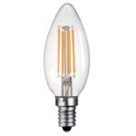LED Candle Light Bulb SES/E14 4W 400LM (Warm White)