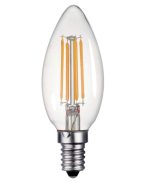 LED Candle Light Bulb SES/E14 4W 400LM (Warm White) - Image 3