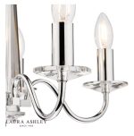 Laura Ashley Blake 5lt Chandelier Cut Glass & Polished Chrome - Image 3