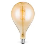 LED Filament H29cm Giant Teardrop Amber Glass Bulb ES/E27 4W