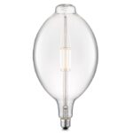 LED Filament Deco Shape H33cm Clear Glass E27 4W