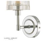 Laura Ashley Blake Bathroom Wall Light Crystal Polished Chrome IP44 - Image 3