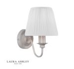 Laura Ashley Ellis Wall Light Grey With Shade