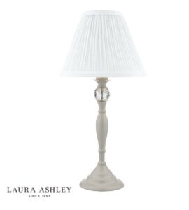 Laura Ashley Carson Large Table Lamp Antique Brass & Crystal
