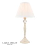 Laura Ashley Ellis Table Lamp Cream With Ivory Shade