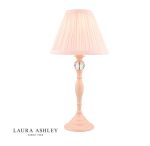 Laura Ashley Ellis Table Lamp Pink With Blush Shade