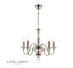 Laura Ashley Winchester 5lt Pendant Polished Nickel
