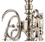 Laura Ashley Winchester 5lt Pendant Polished Nickel - Image 3