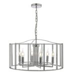 Myka 6lt Pendant Polished Chrome