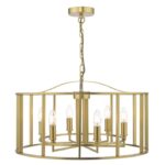 Myka 6lt Pendant Brushed Bronze