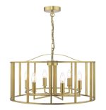 Myka 6lt Pendant Brushed Bronze