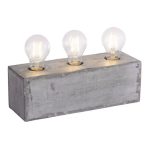 Samia Rustic Style Trio Table Lamp
