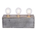 Samia Rustic Style Trio Table Lamp - Image 2