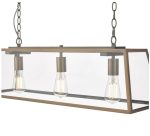 Academy 3lt Bar Pendant Antique Copper - Image 3