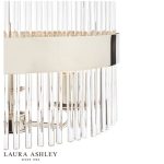 Laura Ashley Alexa 3lt Pendant Polished Nickel Glass Rods - Image 3