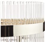 Laura Ashley Alexa 5lt Pendant Polished Nickel Glass Rods - Image 3