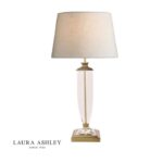 Laura Ashley Carson Large Table Lamp Antique Brass & Crystal (Base Only)