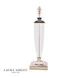 Laura Ashley Carson Large Table Lamp Polished Nickel & Crystal (Base Only) - Image 3