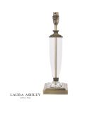 Laura Ashley Carson Medium Table Lamp Antique Brass & Crystal (Base Only) - Image 3