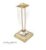 Laura Ashley Carson Medium Table Lamp Antique Brass & Crystal (Base Only) - Image 4