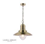Laura Ashley Corbridge Pendant Antique Brass