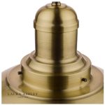 Laura Ashley Corbridge Pendant Antique Brass - Image 3