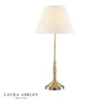 Laura Ashley Elliot Table Lamp Antique Brass With Shade