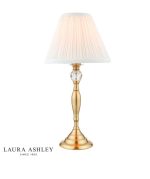 Laura Ashley Ellis Table Lamp Antique Brass With Ivory Shade