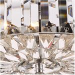 Laura Ashley Fernhurst 3lt Semi Flush Polished Chrome Glass - Image 3