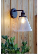 Laura Ashley Isaac Outdoor Wall Light Charcoal Glass IP44 - Image 4