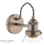 Laura Ashley Isaac Industrial Nickel 1lt Wall Light - Image 4