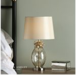 Laura Ashley Pineapple Small Table Lamp Champagne Cut Glass With Shade - Image 4