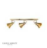 Laura Ashley Rufus 3lt Bar Spotlight Antique Brass