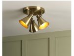 Laura Ashley Rufus 3lt Plate Spotlight Antique Brass - Image 4