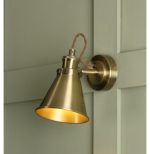 Laura Ashley Rufus Single Spotlight Antique Brass - Image 3