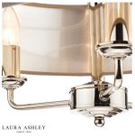 Laura Ashley Sorrento 3lt Pendant Polished Nickel With Charcoal Shade - Image 3
