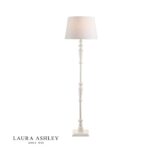 Laura Ashley Tate Wooden Floor Lamp Off White (Base Only)