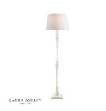 Laura Ashley Tate Wooden Floor Lamp Off White (Base Only)