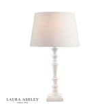 Laura Ashley Tate Wooden Table Lamp Off White (Base Only)
