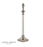 Laura Ashley Winston Table Lamp Antique Chrome & Glass (Base Only) - Image 3