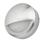 Akos Round Eyelid Outdoor Wall Light Aluminium IP65 LED